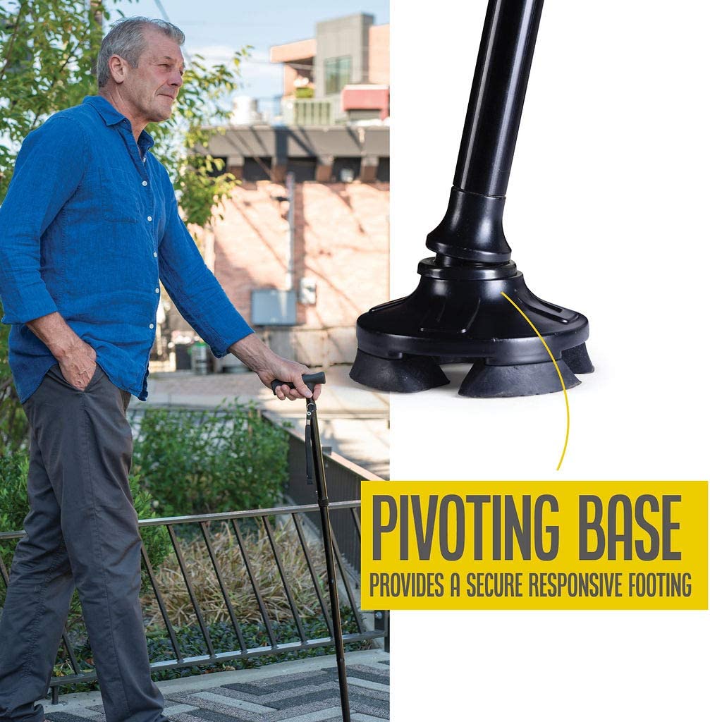 Walking Cane Collapsible Special Balancing with 10 Adjustable Heights –  medicalkingusa