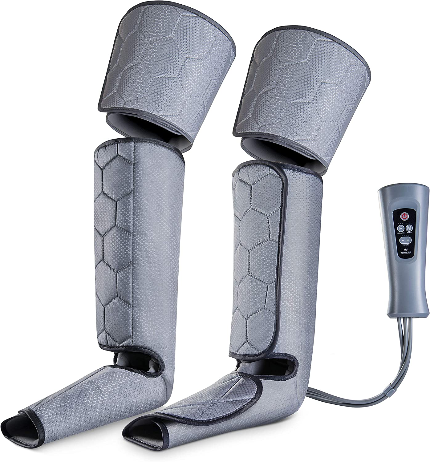 Leg Massager, Foot and Leg Massager Circulation & Relaxation - Asbl Size - Air Compression Leg Massager, Foot, Calf, Thigh Massager - Leg Massager Has 4 Intensities with 6 Modes - Reliefs Pain