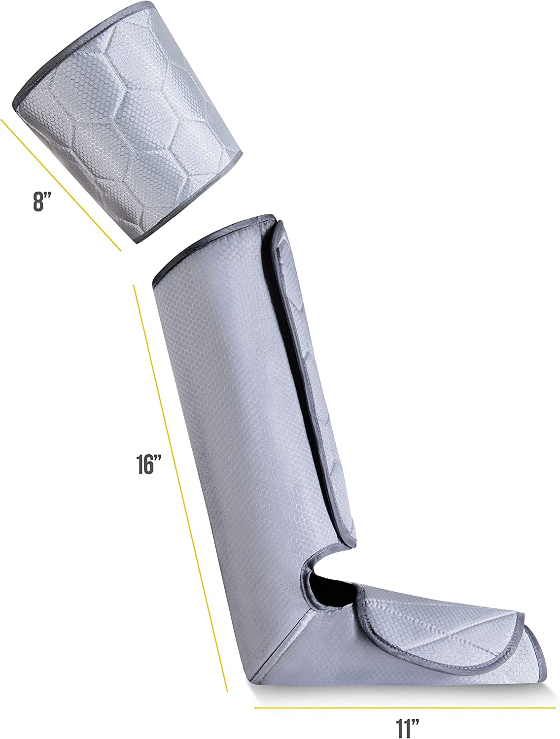 Leg Massager, Foot and Leg Massager Circulation & Relaxation - Asbl Size - Air Compression Leg Massager, Foot, Calf, Thigh Massager - Leg Massager Has 4 Intensities with 6 Modes - Reliefs Pain