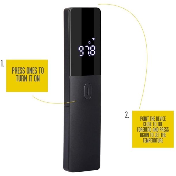 Digital Thermometer No Touch Forehead for All Ages - MedicalKingUsa