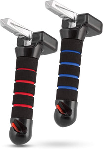 3 in 1 Car Handle Assist Set of 2 – Includes Car Assist Handle, Safety Hammer for Window Breaker & Seatbelt Cutter - MedicalKingUsa