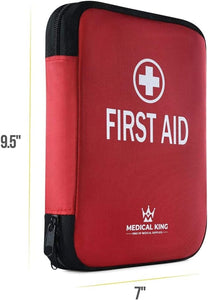 First aid kit 360 pcs, All-Purpose First aid Supplies - Medical kit Protect for Most Injuries - Travel First aid kit, Great for for Home or Work, Plus Supplies for Camping, Outdoor Emergencies & More
