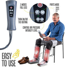Load image into Gallery viewer, Leg Massager for Circulation with Heat Compression for Relaxation Calf, Thigh Massager Reliefs Pain
