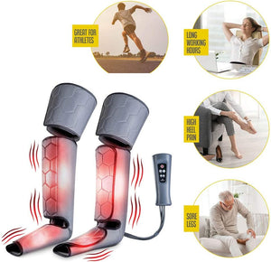 Leg Massager for Circulation with Heat Compression for Relaxation Calf, Thigh Massager Reliefs Pain