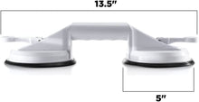 Load image into Gallery viewer, Suction Grab Bar 2 Pack Safety Grab Bar Strong Hold Suction Handle for Bathroom Shower
