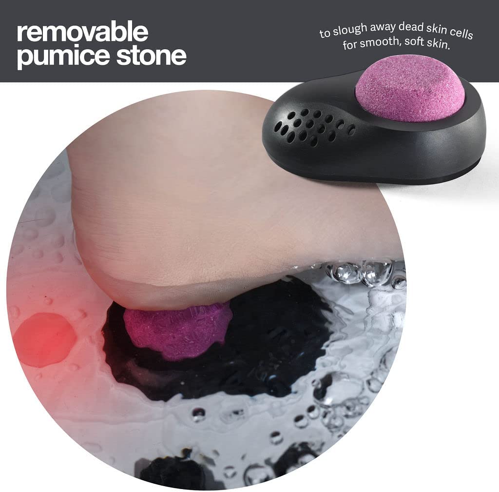 Medical king Foot Spa with Heat and Massage and Jets Includes A Remote Control A Pumice Stone Collapsible Foot Spa Massager with Heat and Massage Bubbles and Vibration