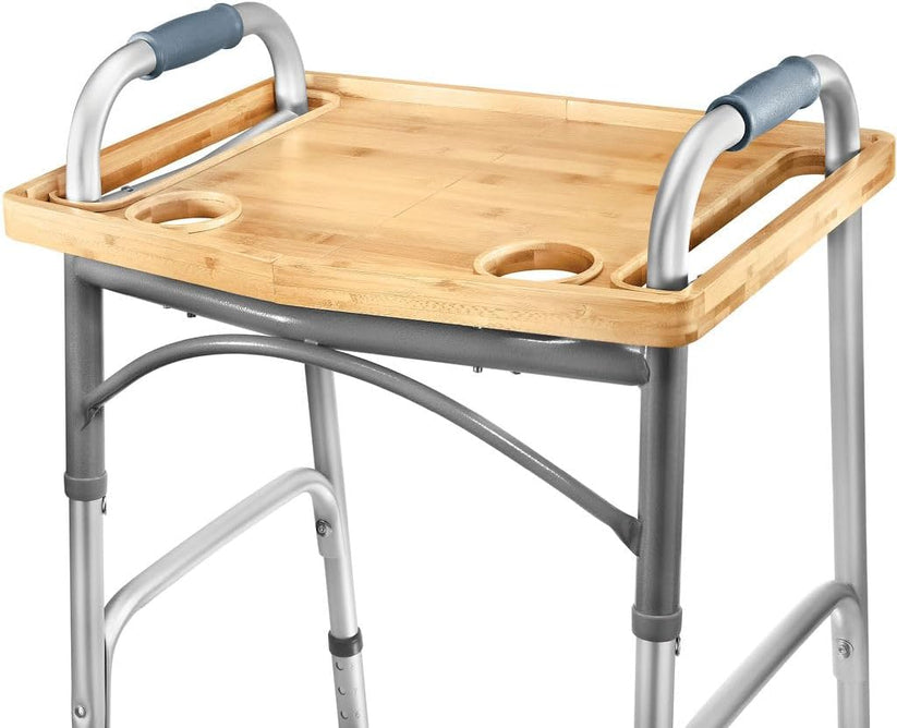 Walker Tray Table with Cup Holder Mobility Table Tray for Folding Walk ...