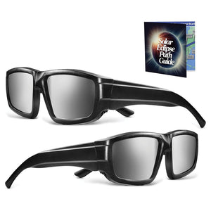 Solar Eclipse Glasses 1, 2 and 6 Pack Safe Shades for Direct Sun Viewing - Solar Filters Glasses - MedicalKingUsa