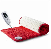 Load image into Gallery viewer, Heating pad - Electric Heating pad - Best Heating pad for Back Pain and Cramps Relief - 2 Hour auto Off - Measures 24&quot; X 12&quot; - Moist Heating pad with Many Adjustable Setting - Heats Fast
