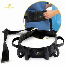 Load image into Gallery viewer, Transfer Belt Fle to unlock - 50&quot; holds up 500 LBS - or Lifting Seniors - Gait Belt With 6 Handles - Great lift belt for elderly, therapy, handicap
